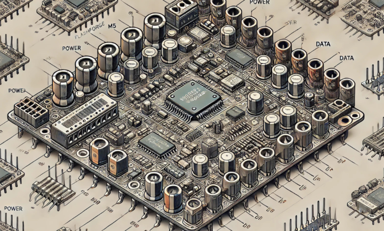 flashforge m5 main board pin outs